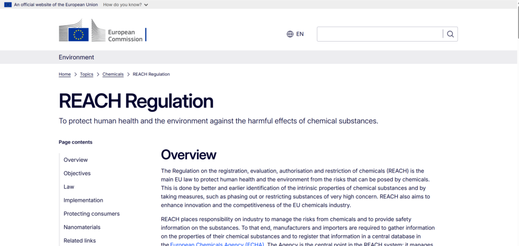 REACH Regulation