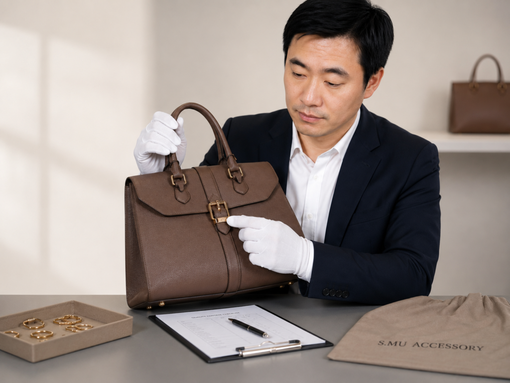S.MU ACCESSORY quality inspection for private label custom bags