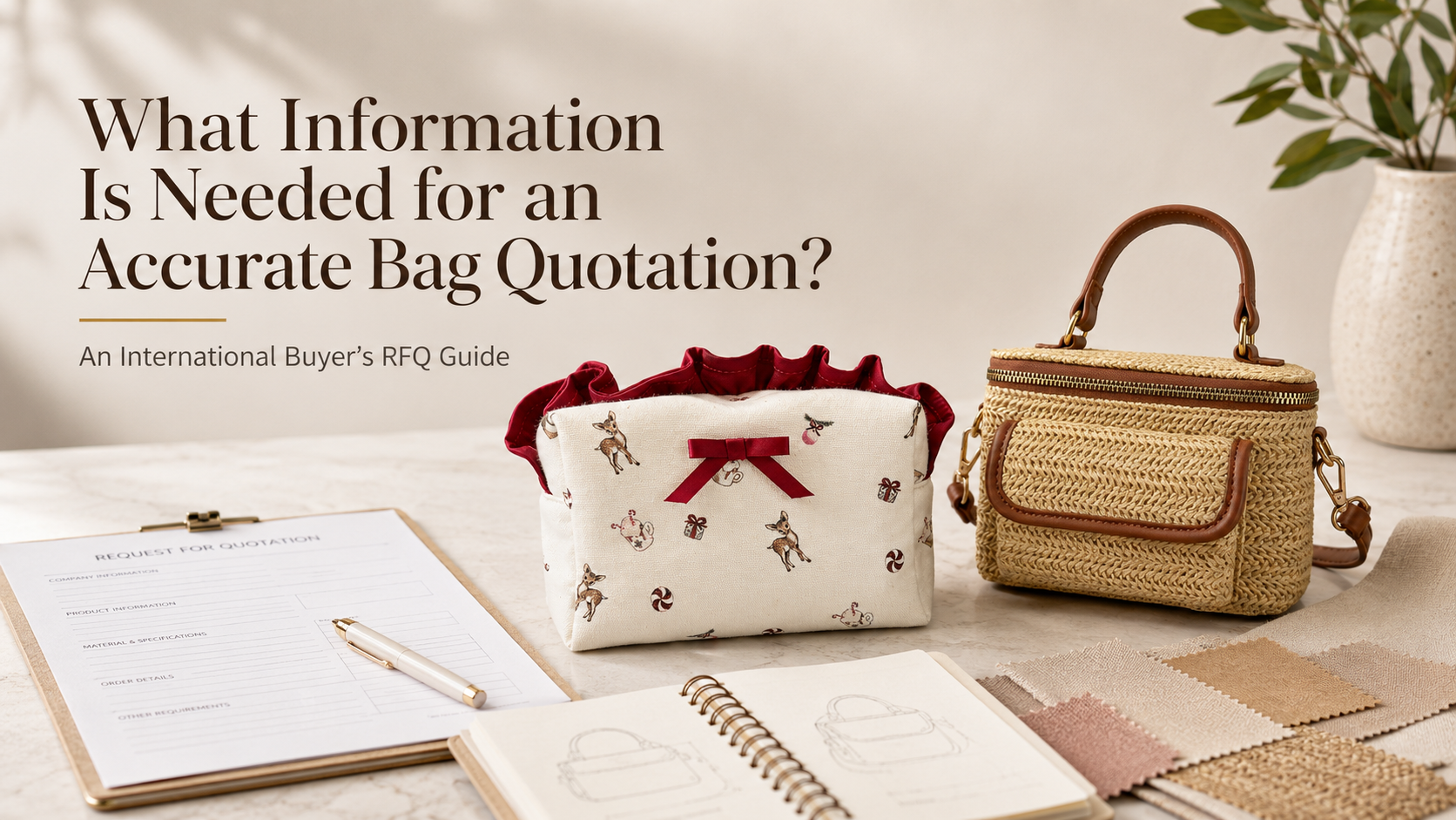 What Information Is Needed for an Accurate Bag Quotation An International Buyer's RFQ Guide