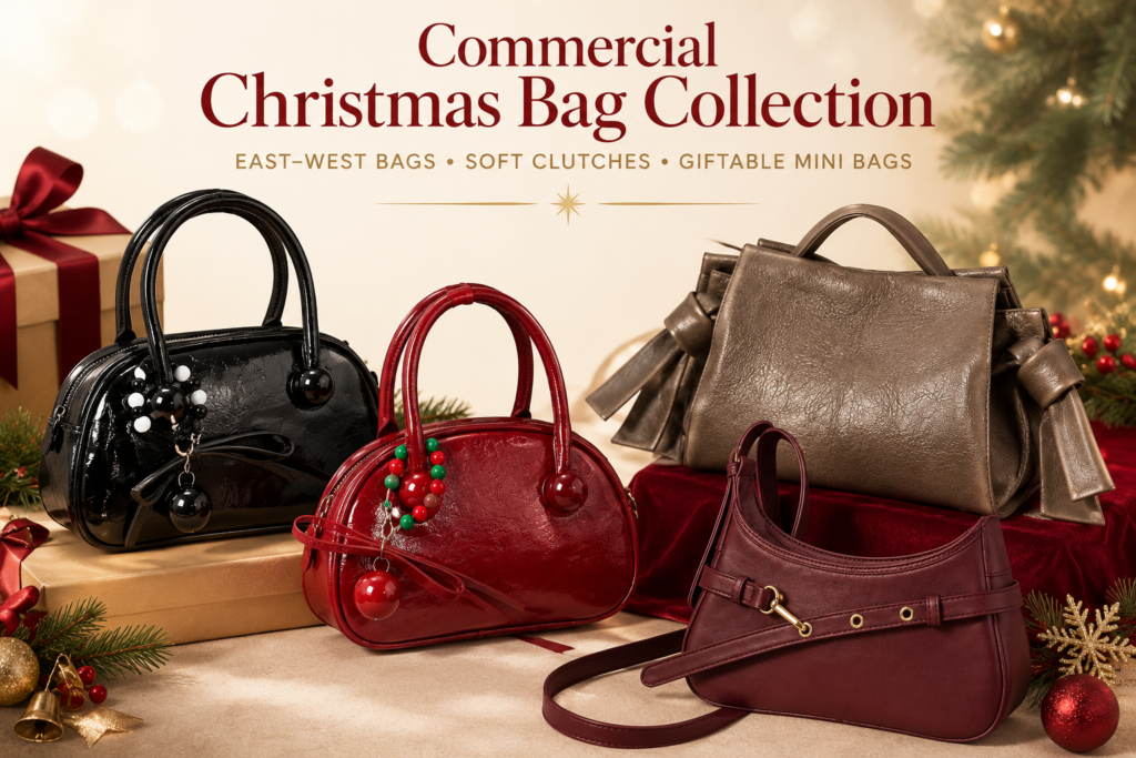 Christmas bag trends and production timeline for retail buyers