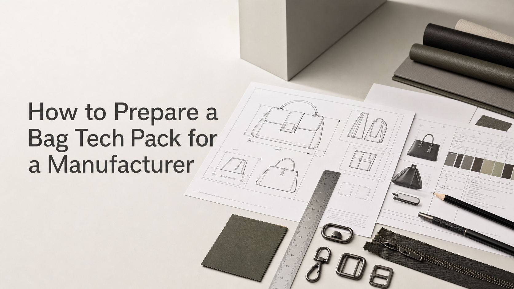 How to Prepare a Bag Tech Pack for a Manufacturer